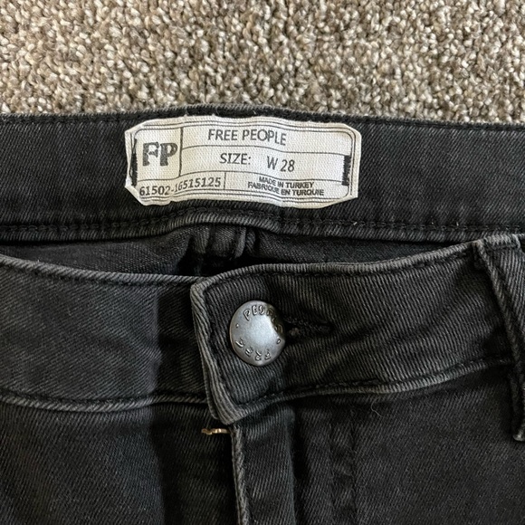 Free people great heights skinny jeans ankle length frayed hem 28 - Picture 4 of 8
